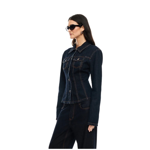 Lioness RIDER DENIM JACKET | DARK DENIM A00 - Picture 3 of 7